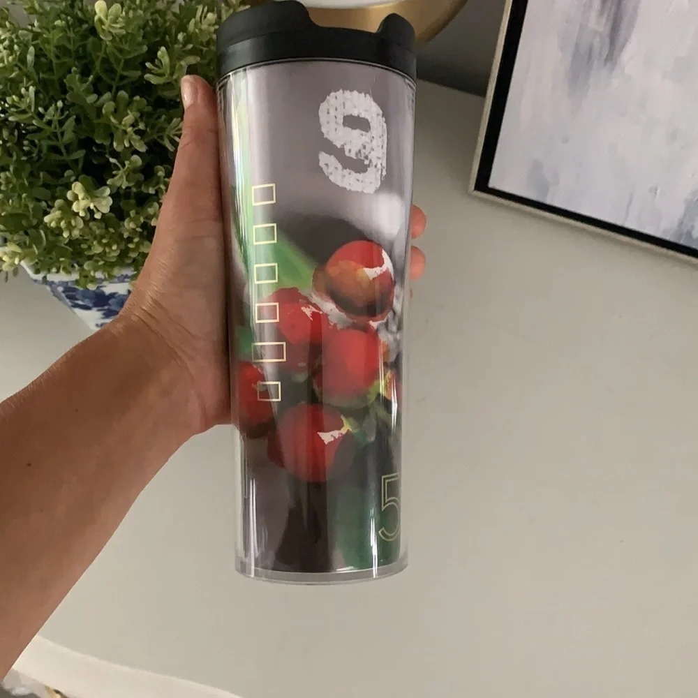 Starbucks tumbler cup to go plastic Christmas‎